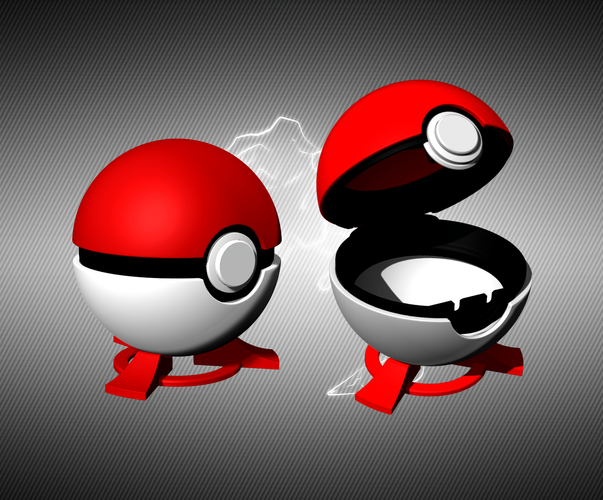 Pokeball Classic Functional 3D Print 516442