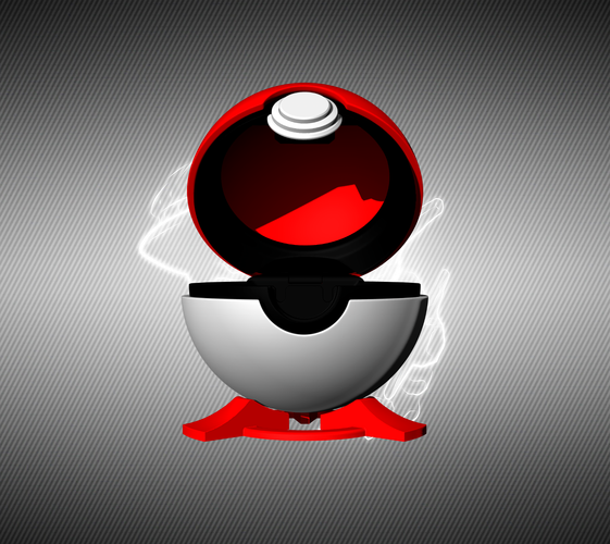 Pokeball Classic Functional 3D Print 516443