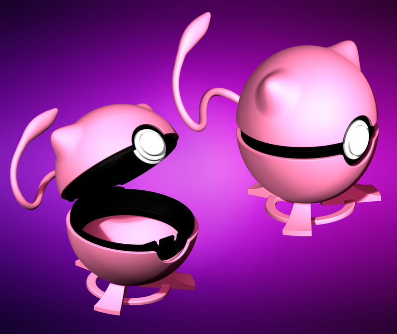 Pokeball Mew Functional Pokemon
