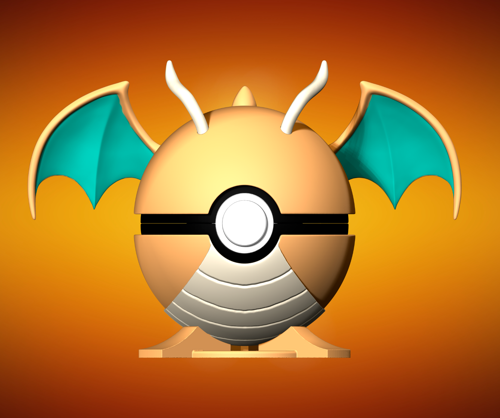 Pokeball Dragonite Functional Pokemon @ Pinshape