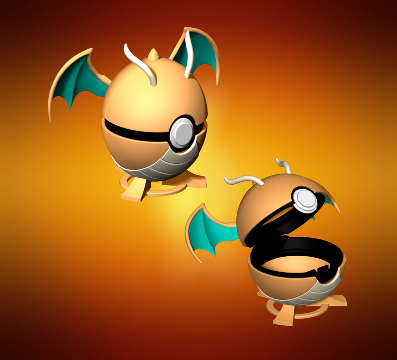 Pokeball Dragonite Functional Pokemon