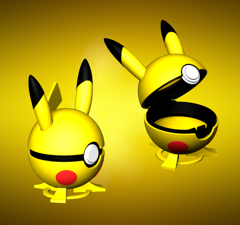Pokeball Pikachu Functional Pokemon