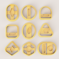 MEGA SUPER POLYMER CLAY CUTTER SET - Thumbnail 4