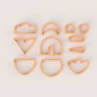 MEGA SUPER POLYMER CLAY CUTTER SET - Thumbnail 17