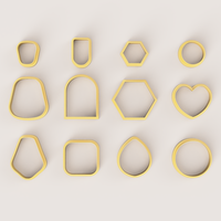 MEGA SUPER POLYMER CLAY CUTTER SET - Thumbnail 22
