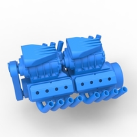 Diecast engine 2 V8 Scale 1:25 - Thumbnail 2