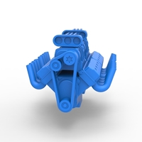 Diecast engine 2 V8 Scale 1:25 - Thumbnail 5