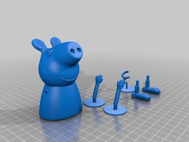 Underholdning salut verden 3D Printed Peppa pig by Dougwar | Pinshape