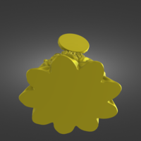 Ready printable STL file of Indian Goddess Lakshmi, Laxmi - Thumbnail 4