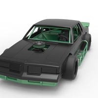 Vintage Asphalt Modified stock car 1:25 - Thumbnail 4