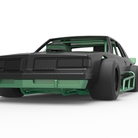 Vintage Asphalt Modified stock car 1:25 - Thumbnail 5