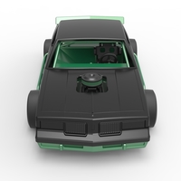 Vintage Asphalt Modified stock car 1:25 - Thumbnail 6