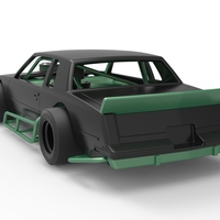 Vintage Asphalt Modified stock car 1:25 - Thumbnail 12