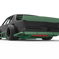 Vintage Asphalt Modified stock car 1:25 - Thumbnail 13