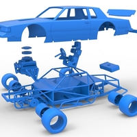 Vintage Asphalt Modified stock car 1:25 - Thumbnail 16