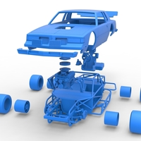 Vintage Asphalt Modified stock car 1:25 - Thumbnail 19