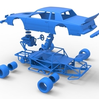 Vintage Asphalt Modified stock car 1:25 - Thumbnail 22