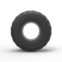 Diecast Monster Jam tire 23 Scale 1:25 - Thumbnail 5