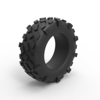 Offroad tire 64 Scale 1:25 - Thumbnail 2