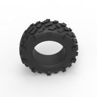 Offroad tire 64 Scale 1:25 - Thumbnail 6