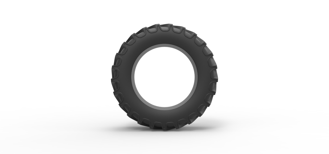 Tractor tire 15 Scale 1:25 3D Print 516686