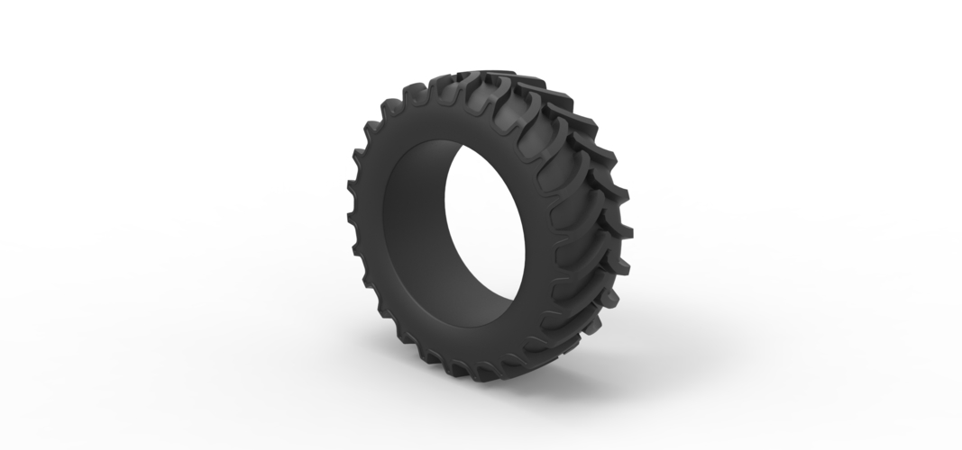 Tractor tire 15 Scale 1:25 3D Print 516688