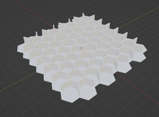 3D Printed Hexagon Cut by Unity Man | Pinshape