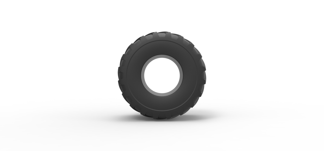 Diecast Monster Jam tire 24 Scale 1:25 3D Print 516806