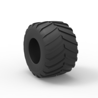 Diecast Monster Jam tire 24 Scale 1:25 - Thumbnail 8