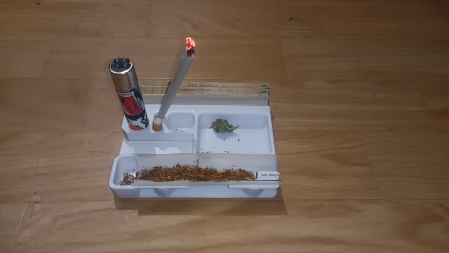 Smoke (Weed) Rolling Tray 3D Print 516840