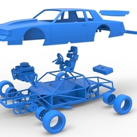 Vintage NASCAR race car Scale 1:25 - Thumbnail 16