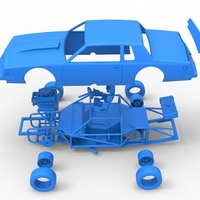 Vintage NASCAR race car Scale 1:25 - Thumbnail 21