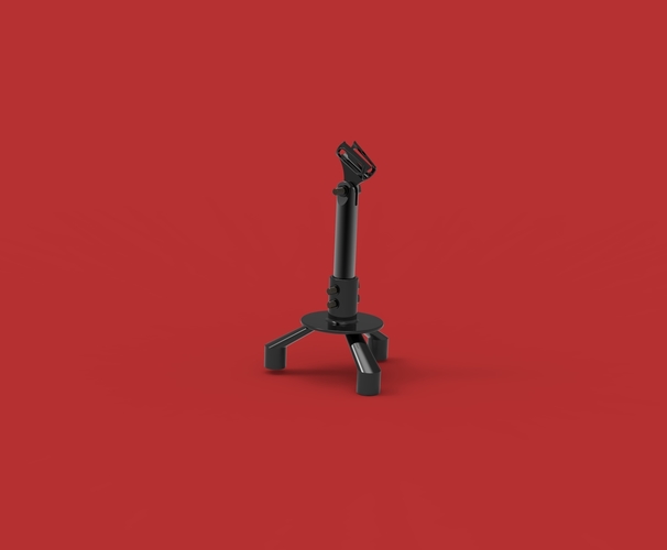 Modern Microphone Stand 3D Print 516877