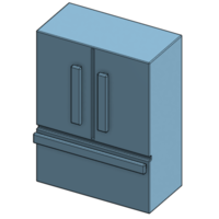 Small Mini Fridge Model 3D Printing 516910