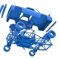 Vintage NASCAR race truck Scale 1:25 - Thumbnail 18