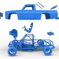 Vintage NASCAR race truck Scale 1:25 - Thumbnail 20