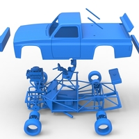 Vintage NASCAR race truck Scale 1:25 - Thumbnail 21