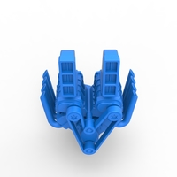 Engine V8 with double supercharger Version 6 Scale 1:25 - Thumbnail 7