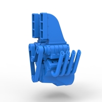 Engine V8 with double supercharger Version 6 Scale 1:25 - Thumbnail 10