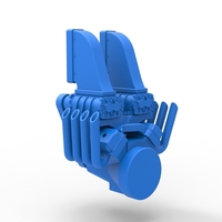 Engine V8 with double supercharger Version 6 Scale 1:25 - Thumbnail 11