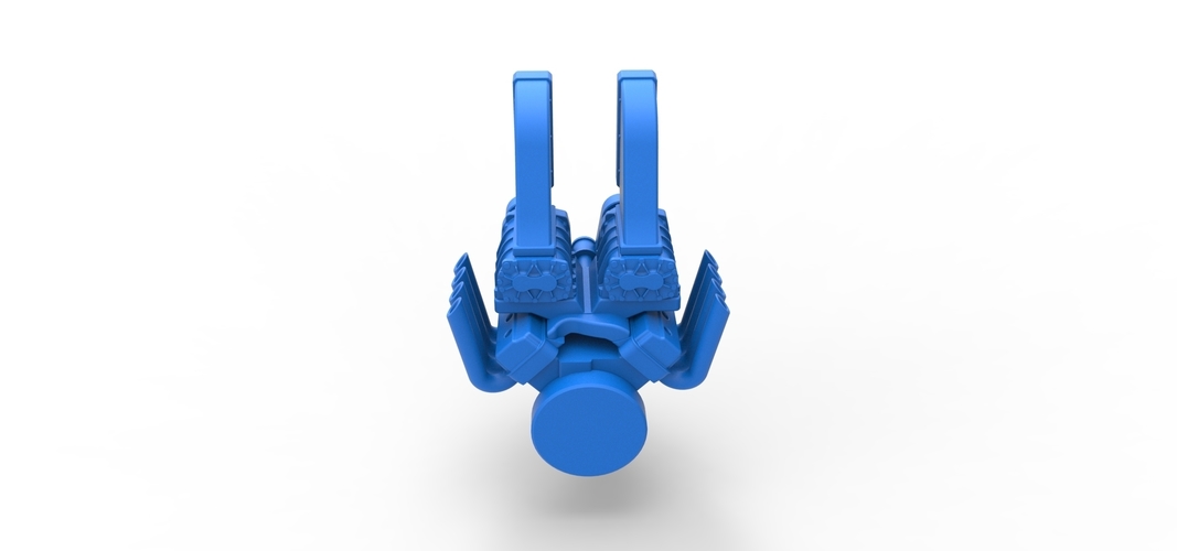 Engine V8 with double supercharger Version 6 Scale 1:25 3D Print 517008