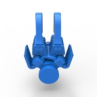 Engine V8 with double supercharger Version 6 Scale 1:25 - Thumbnail 13