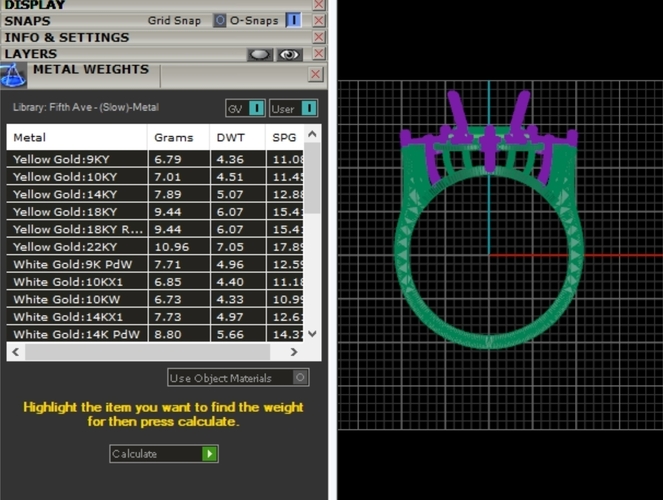 Emerald diamond ring 005 3D Print 517018