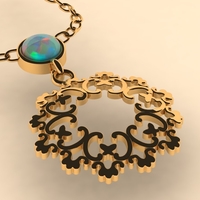 Floral pendant 001 - Thumbnail 4