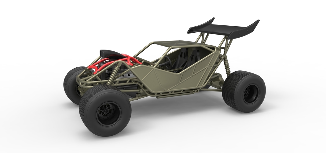 Diecast concept dirt buggy Scale 1:25 3D Print 517057