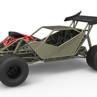 Small Diecast concept dirt buggy Scale 1:25 3D Printing 517057