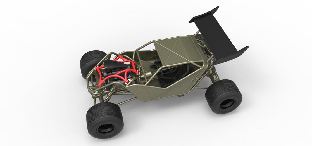 Diecast concept dirt buggy Scale 1:25 3D Print 517060