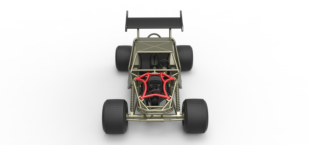 Diecast concept dirt buggy Scale 1:25 3D Print 517063