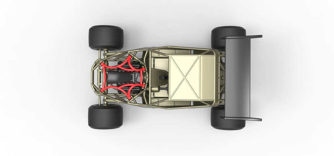 Diecast concept dirt buggy Scale 1:25 3D Print 517067