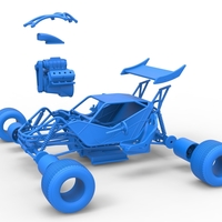 Diecast concept dirt buggy Scale 1:25 - Thumbnail 17